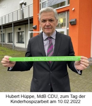 Hubert Hüppe zum Tag der Kinderhospizarbeit 2022